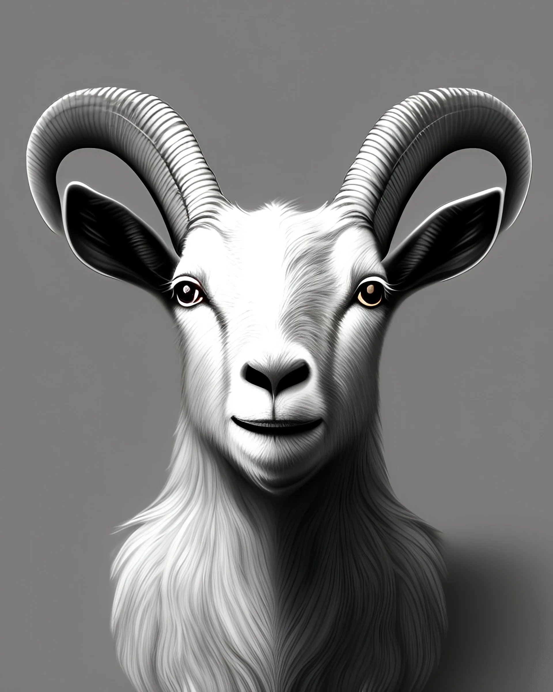 Drawing goat face | quick sketch of goat head | rough approach | - YouTube