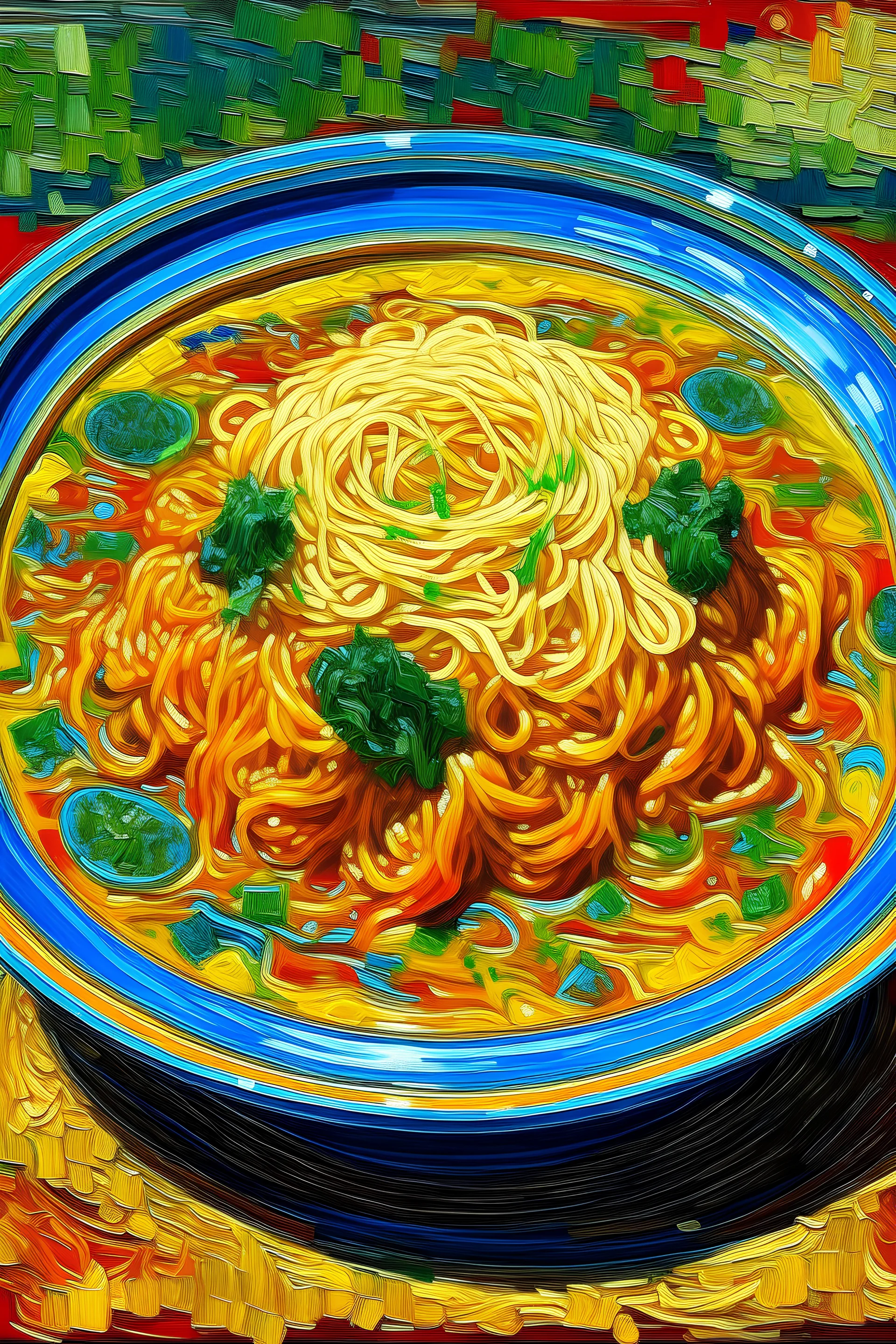 Precisionism noodles van Gogh