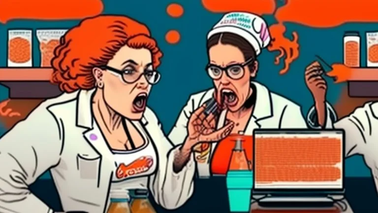 teams of scientists try to decipher crazy lady's complaints about popeyes chicken