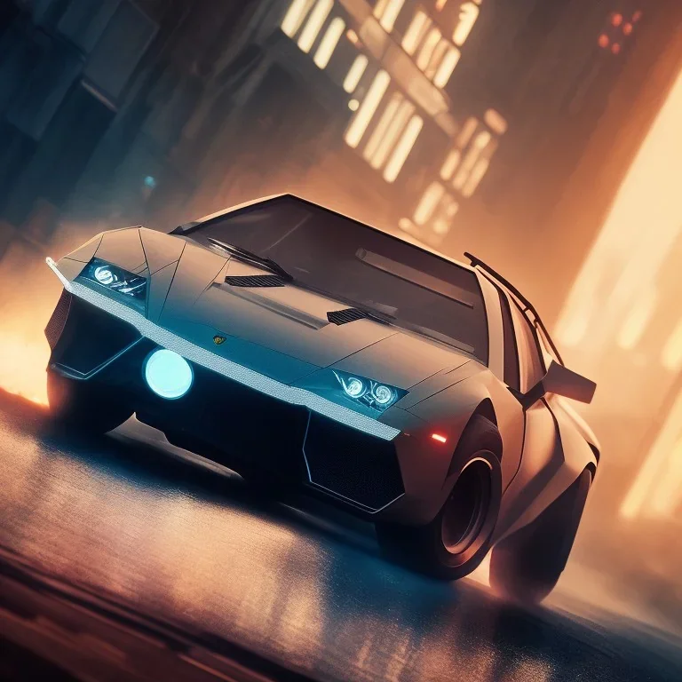 bladerunner 2049 version of a lamborghini