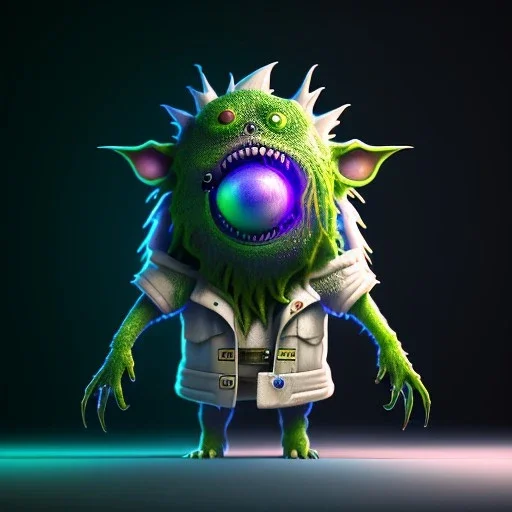 Concept art of Little zombie mascott, highly detailed, digital painting, art stations, concept art, smooth, unreal engine 5, god rays, ray tracing, RTX, nanite polygons, lumen lighting, ultra detail, volumetric lighting, 3d, detailed anime, finely drawn, high definition, high resolution, cartoon [ animation, cartoon, drawing, painting, low res, cropped, watermark, jpeg artifacts, low quality, normal quality, bad anatomy, text error, worst quality, blurry thousa