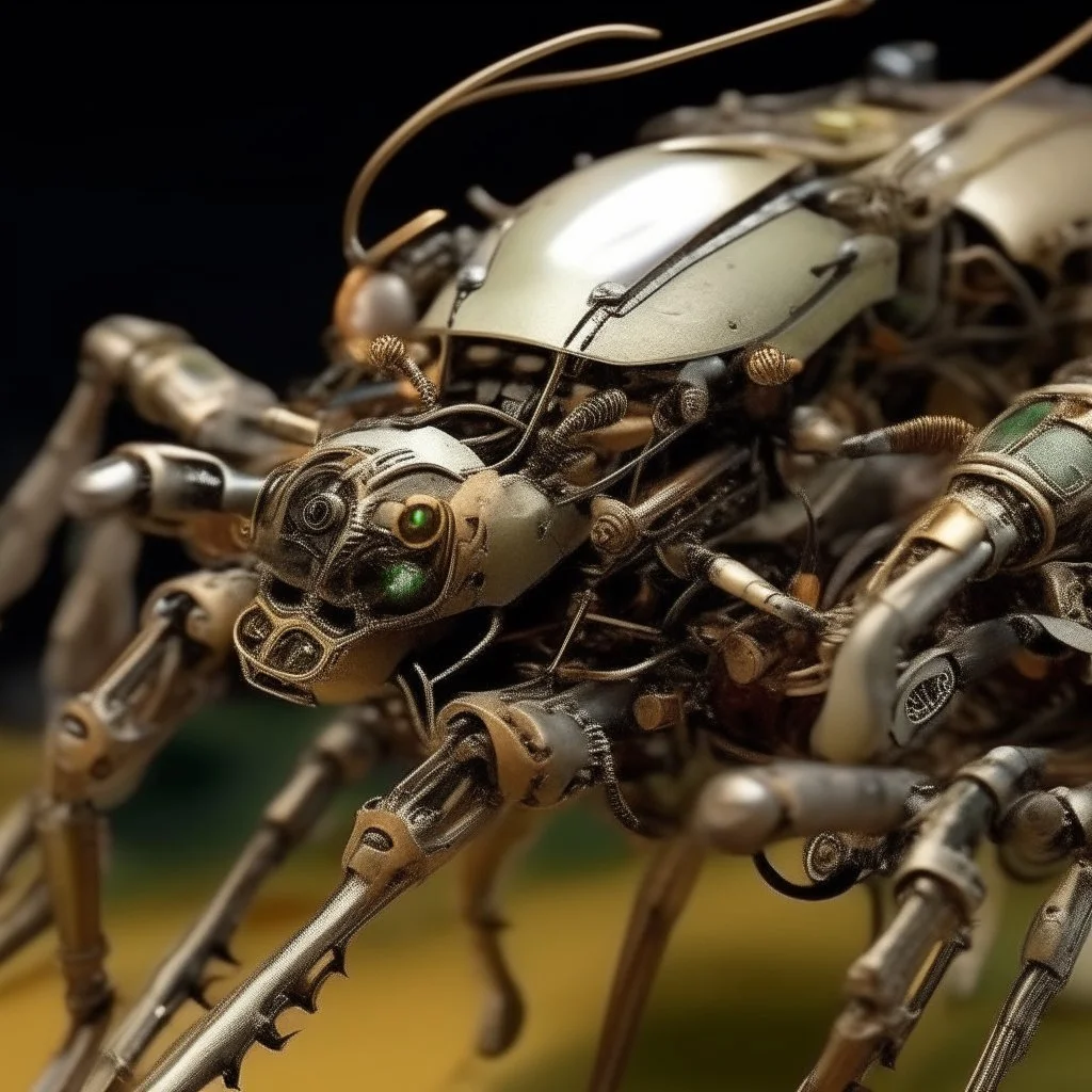 horror, swarming mechanical robotic insects, bugs, cockroaches, flies, spiders, ticks, parasites screaming person, pain, decay