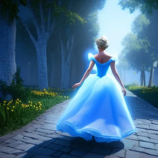 Beautiful Cinderella, 3d, unreal engine, 4k