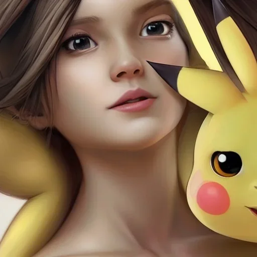 Insanely detailed portrait character of pikachu :: perfect proportions :: flawless perfect hands :: by Artgerm, Greg Olsen, Pixar, WLOP :: hyperrealistic, hyper detailed, photorealistic :: a masterpiece, incredible composition, amazing depth, imposing, meticulously composed, 8k :: unreal engine :: Mappa studios :: detailed matte painting, deep color, fantastical, intricate detail, splash screen, complementary colors, fantasy concept art, 8k resolution trending on Artstation Unreal Engine