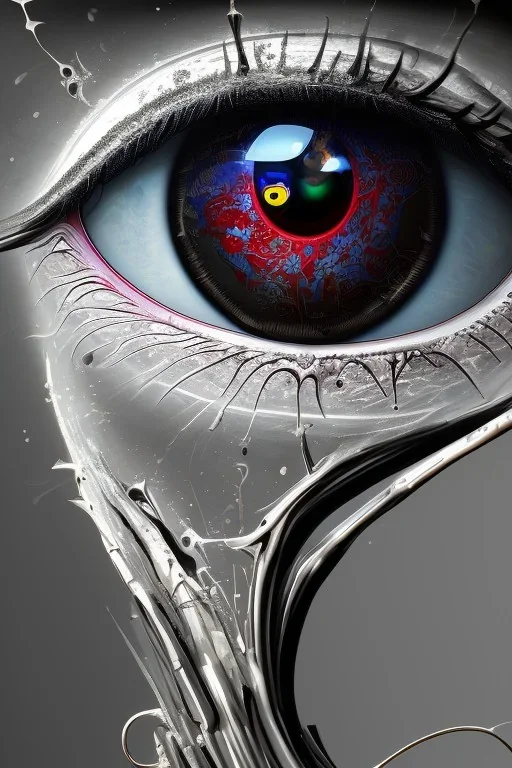 Eye, glass