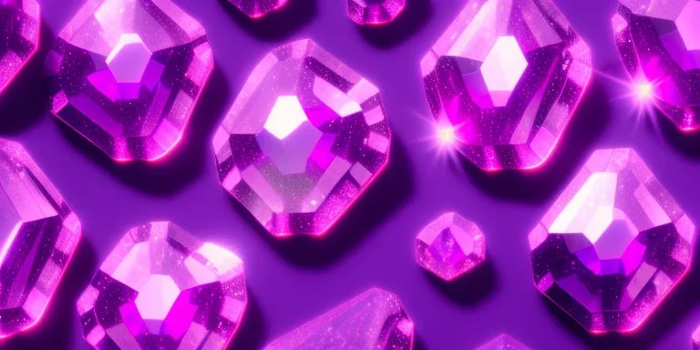 pink crystals