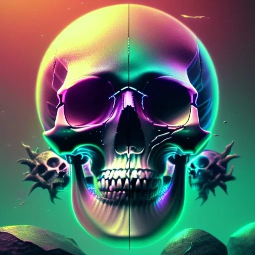 Mechanical skull, full body close up, soft light atmosphere, light effect，vaporwave colorful, concept art, smooth, extremely sharp detail, finely tuned detail, ultra high definition, 8 k, unreal engine 5, ultra sharp focus