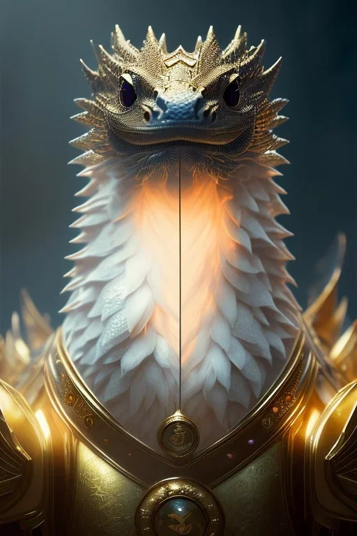 A small cute dragon, head and shoulders portrait, 8k resolution concept art portrait by Greg Rutkowski, Artgerm, WLOP, Alphonse Mucha dynamic lighting hyperdetailed intricately detailed Splash art trending on Artstation triadic colors Unreal Engine 5 volumetric lighting Splash art fantasy"