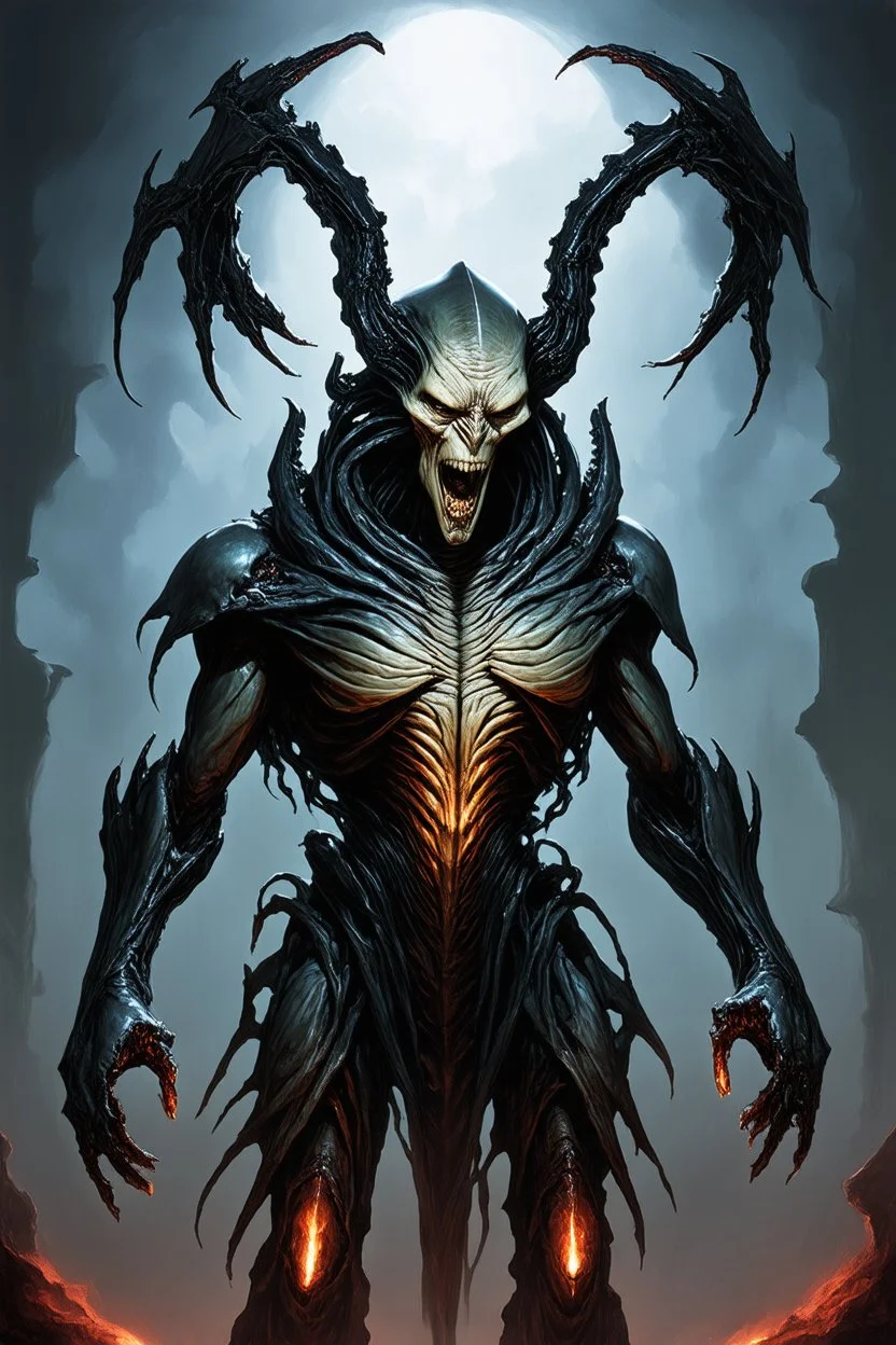 Doom Imprint; a neo-surrealistic, expressionistic, steampunk version of Giger