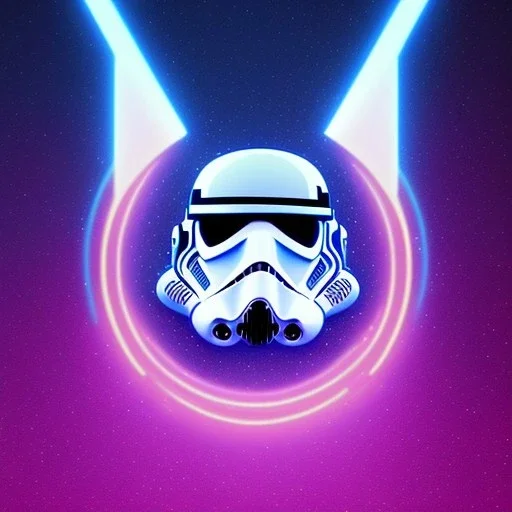 logo with only the letters 'STAR WARS', pastel neon colors