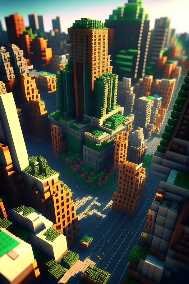 minecraft city