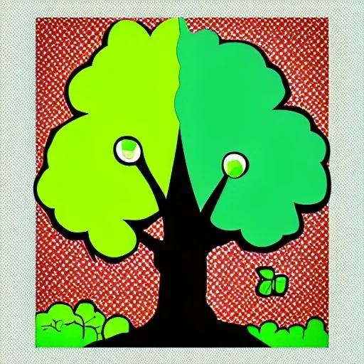 tree pop art