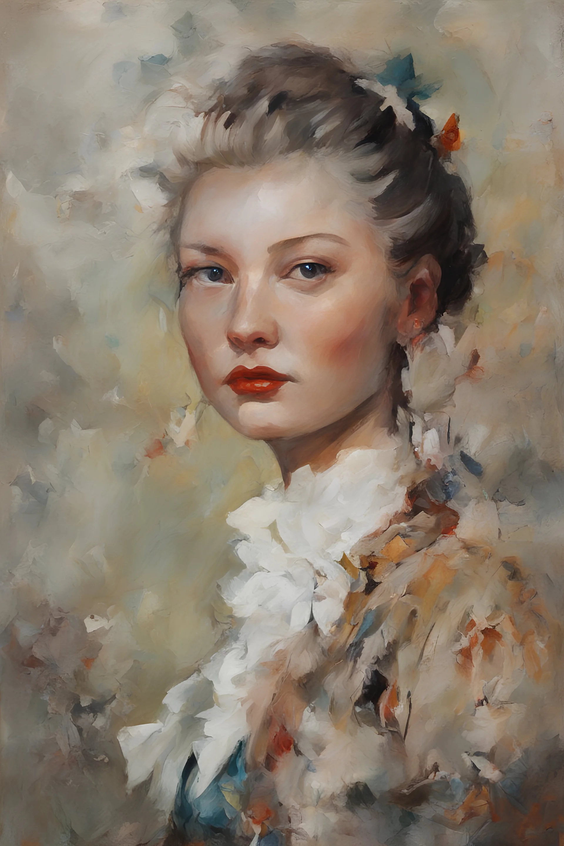 Ilsa Smerfington - oil painting by Zang Shi