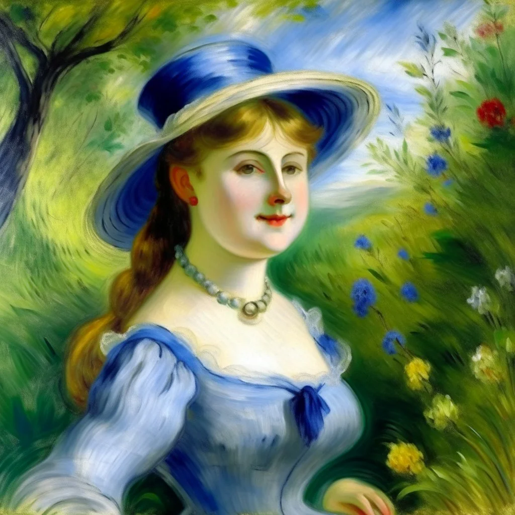 silver lining, painting by auguste renoir