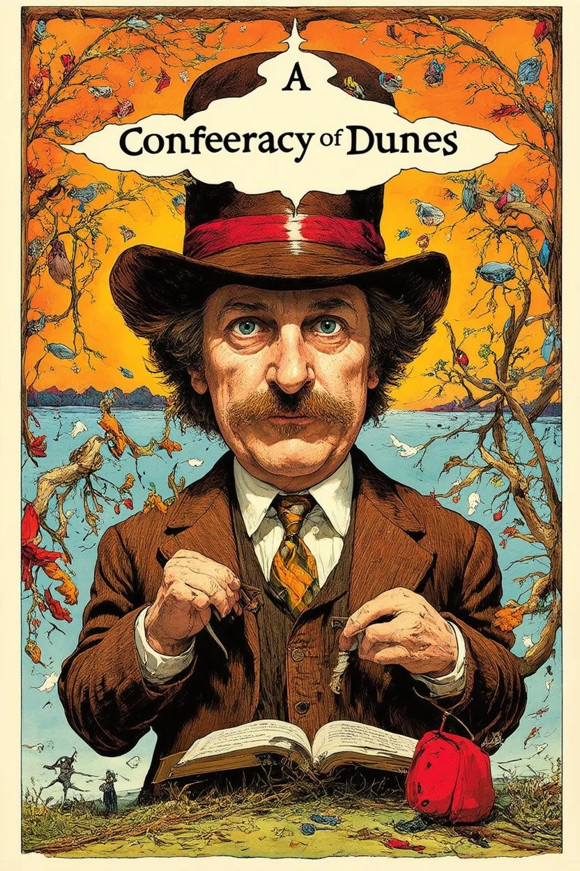 A confederacy of dunces; surrealism, optical art; controversial; supremely detailed; stupendous