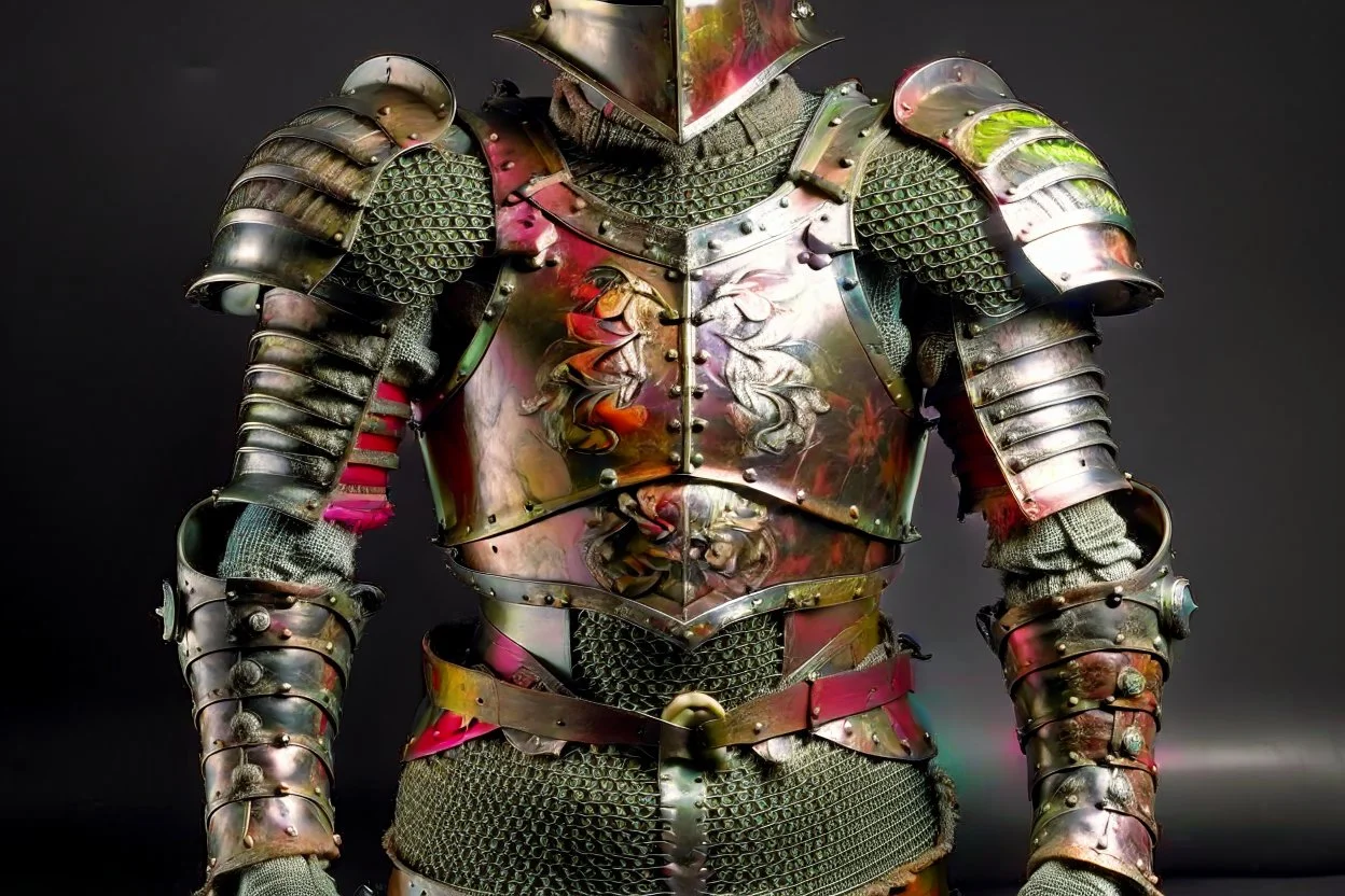 england medieval battle armour clothing design pattern