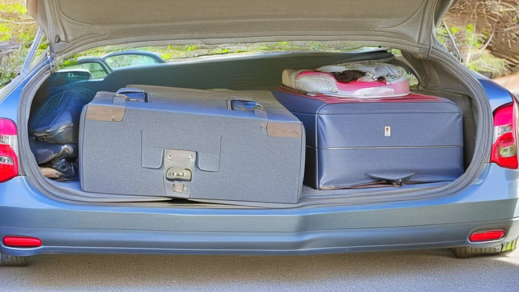 housekeeping paranoid hiding baggage in trunk of car