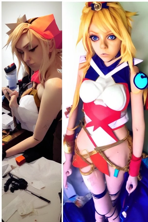 working on cosplay struggle