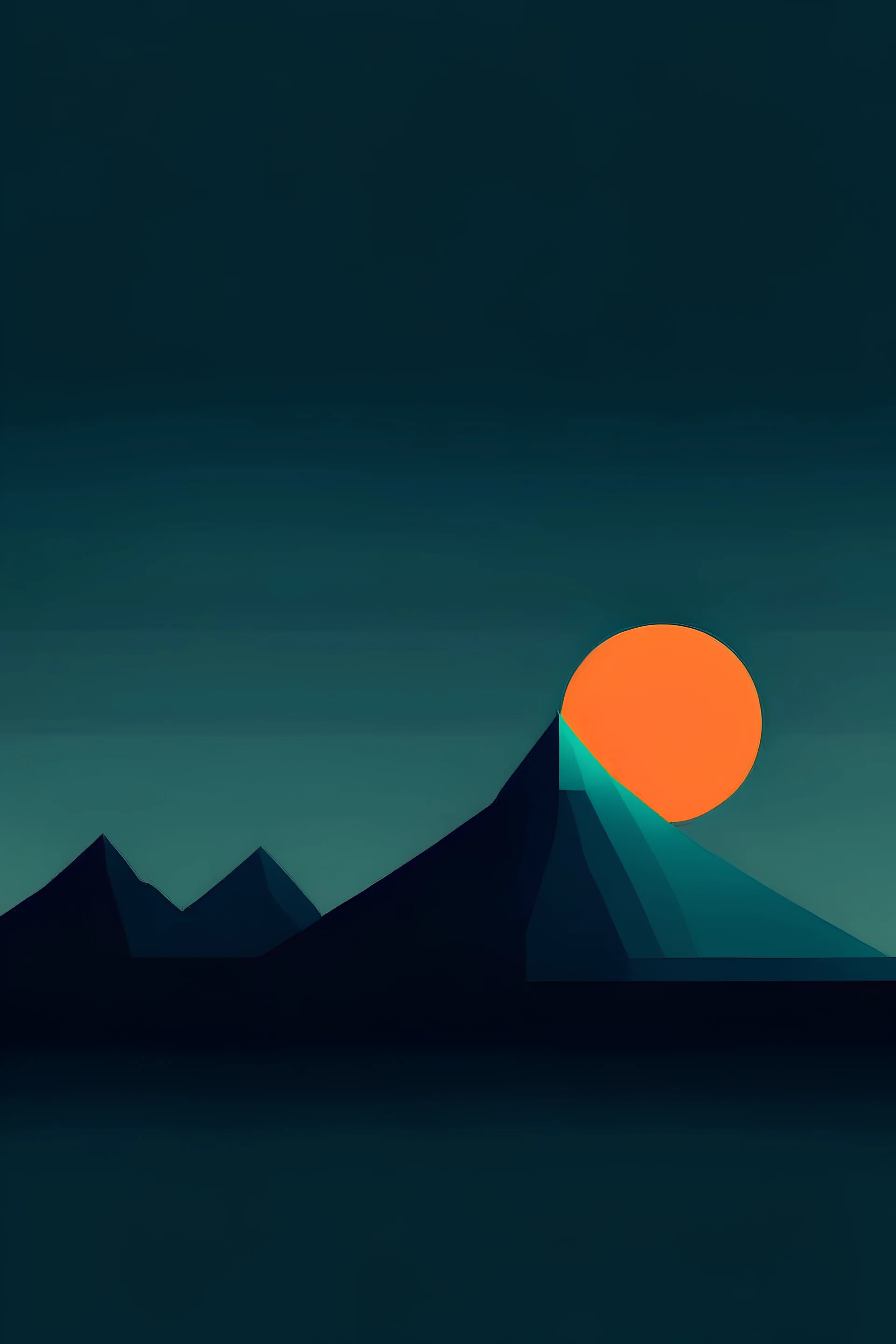 Minimalist digital art image