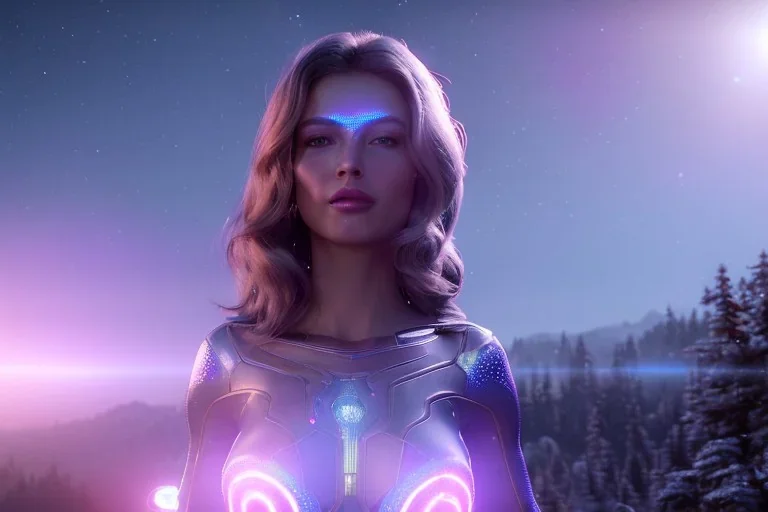  beautiful cosmic woman, nice smiling, magic glamour make up, delicate colors, beautiful glamour galactique dress, ultra sharp focus, 8k, unreal engine 5, extremely sharp detail, light effect, soft light atmosphere of a spaceship, smooth, full of details, face in front, complete vision of face and hair and body