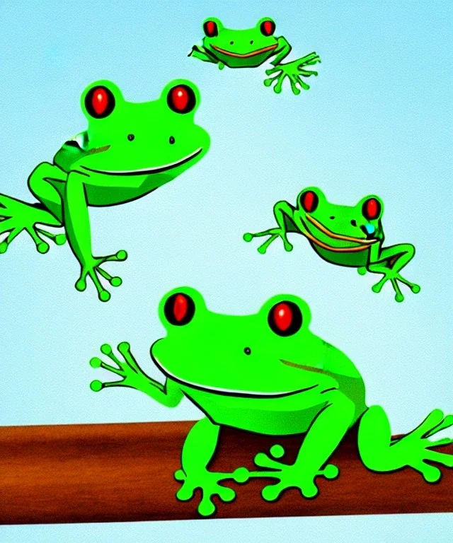 frogs falling from sky