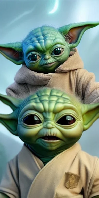 Insanely detailed portrait of baby yoda from mandalorian in Singapore iconic landscape::perfect proportions::by Artgerm, Greg Olsen, Pixar, WLOP:: hyperrealistic, hyper detailed,photorealistic::a masterpiece,incredible composition,amazing depth, imposing,meticulously composed::Mappa studios::detailed matte painting,deep color,fantastical,intricate detail,splash screen,complementary colors,fantasy concept art, 8k reso trending on Artstation Unreal Engine