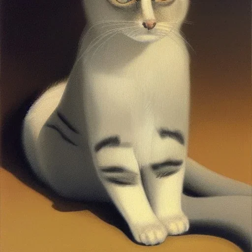 Portrait of a cat by Ralph Mcquarrie