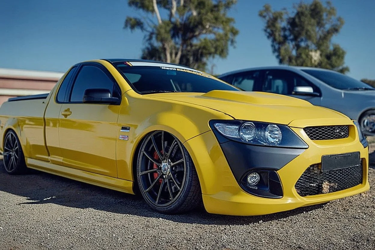 make rear tub wide and fat of ute