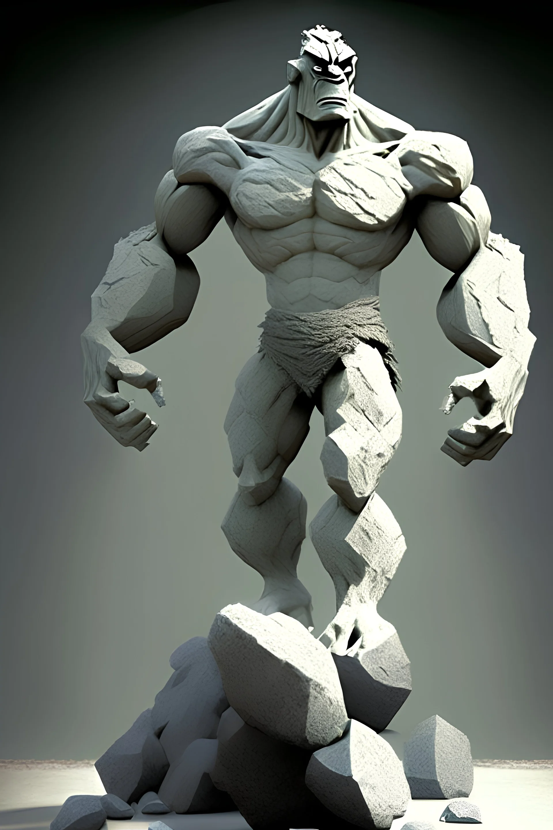 stone man full body