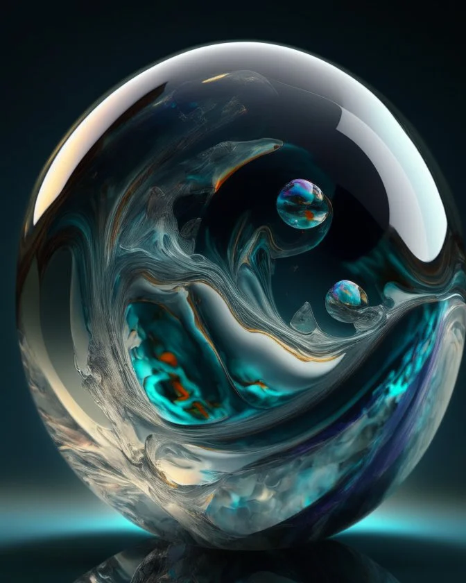 AI glass marble art realisticv2 surrealism 4k resolution