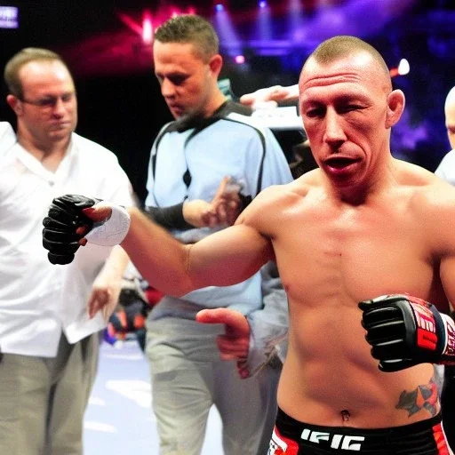 georges st pierre intoxicated by drugs