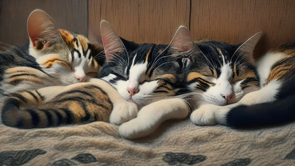 sleeping cats