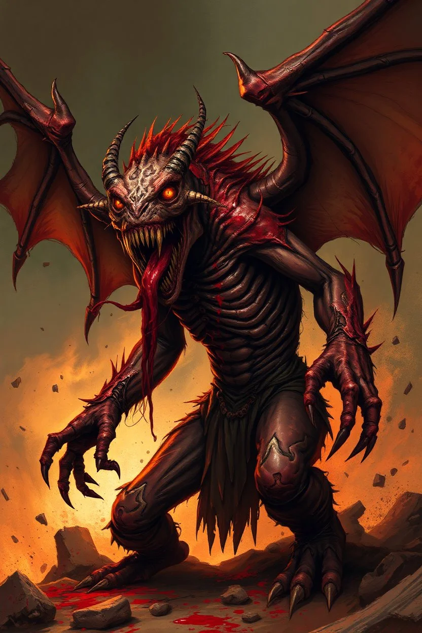 monster creature bloody corruption