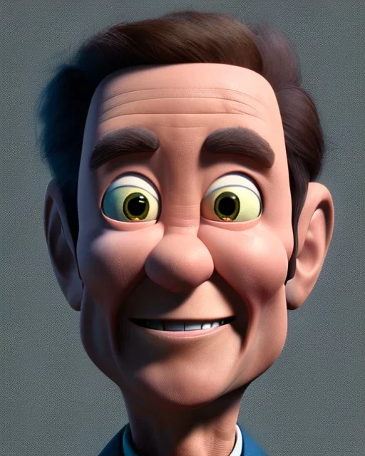 humanoid, pixar style