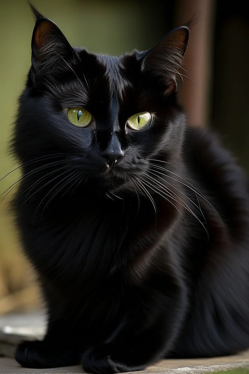 Big black cat