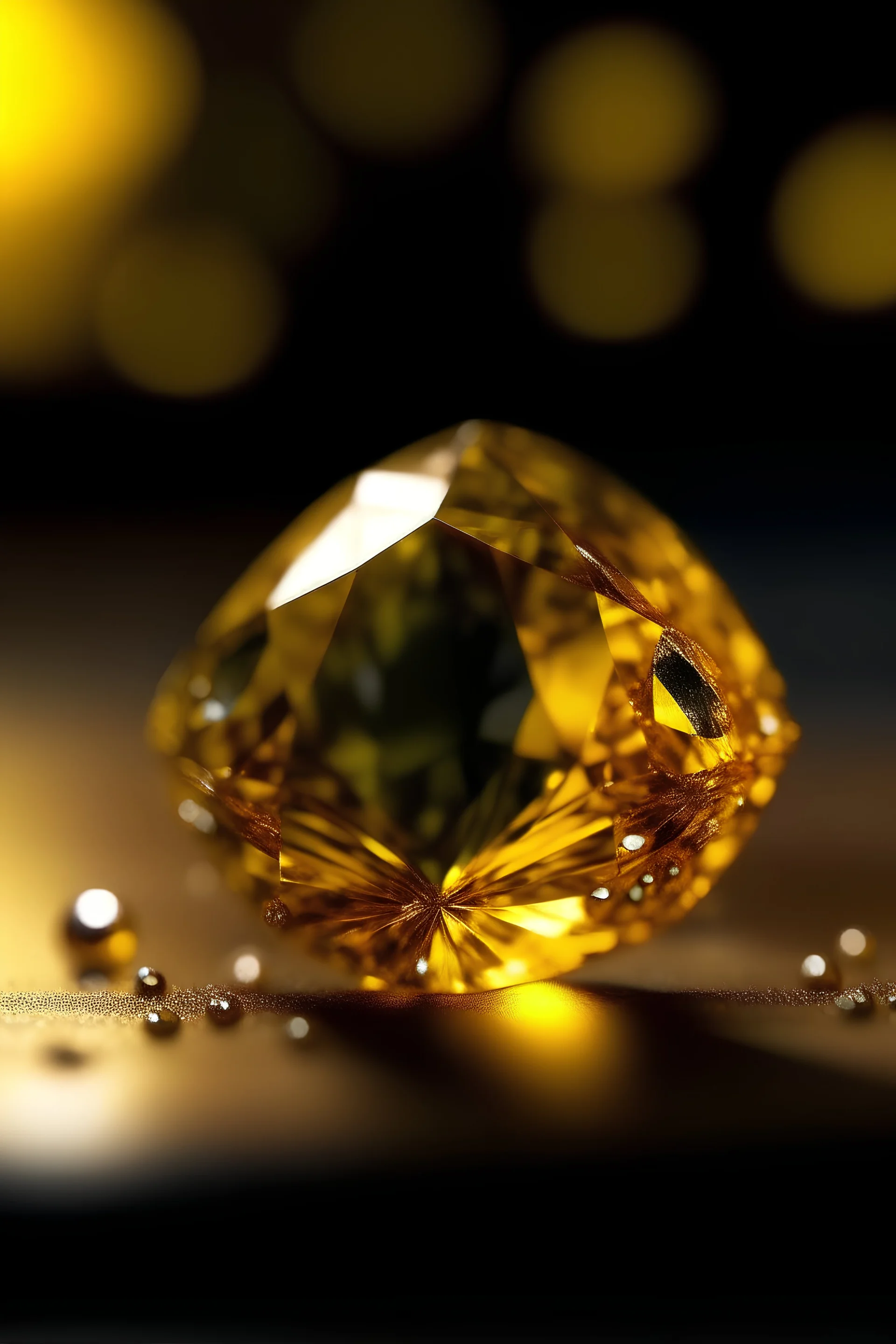 Yellow (Diamonds - Grain, Gold, and Autumn):::,shot on Hasselblad h6d-400c, zeiss prime lens, bokeh like f/0.8, tilt-shift lens 8k, high detail, smooth render, down-light, unreal engine, prize winning