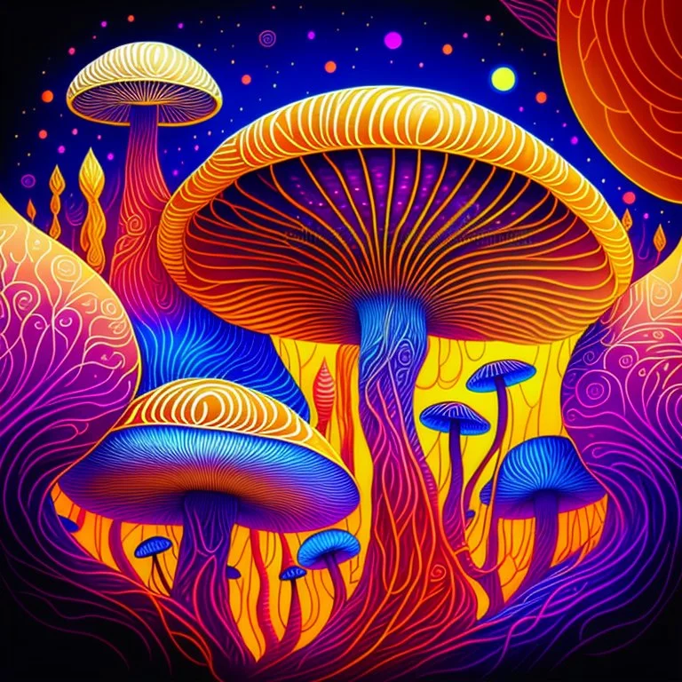 camoes art style inspired by Jonny Hatt Kean, abstract alien mushroom world drawing, surreal Abstract Background, Ethereal Mood. naif Alejandro Torres style. Hyperrealistic detailed, flat, vector illustration, Storybook Illustration, made of wire, pencil sketch, DAIM