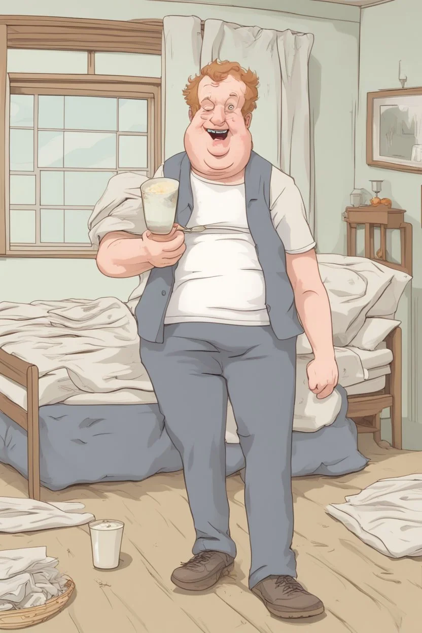 England as the one greasy dude that is overweight, sweating, has dirty fingers, after eating Fast-Food, has stains on the bed due to chronic masturbation and a lack of hygiene.