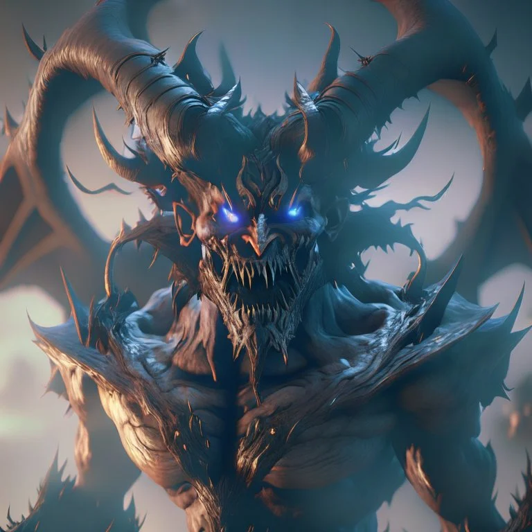 giant wind demon lord, unreal engine 5, 8k resolution, photorealistic, ultra detailed