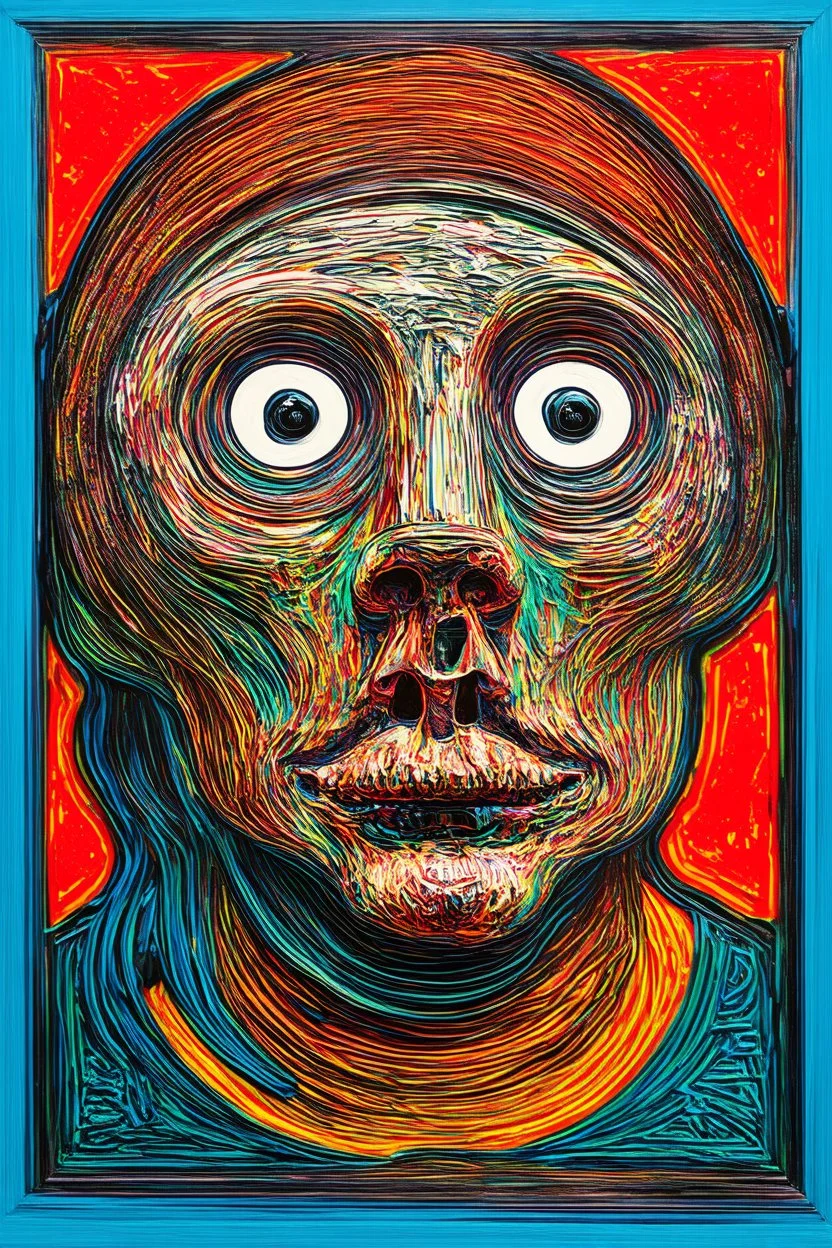 doublespeak; lowbrow neo-expressionism