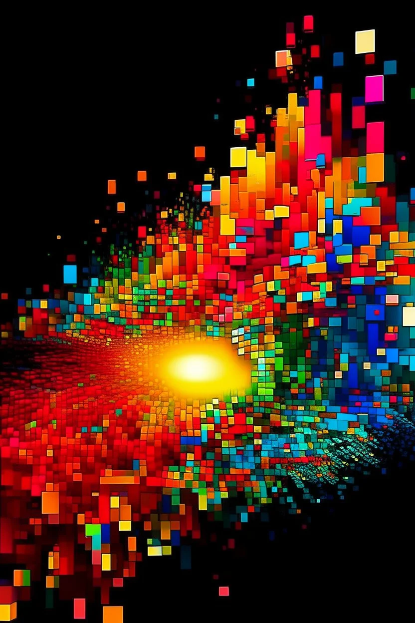 pop art pixels 10000 images abstract particles