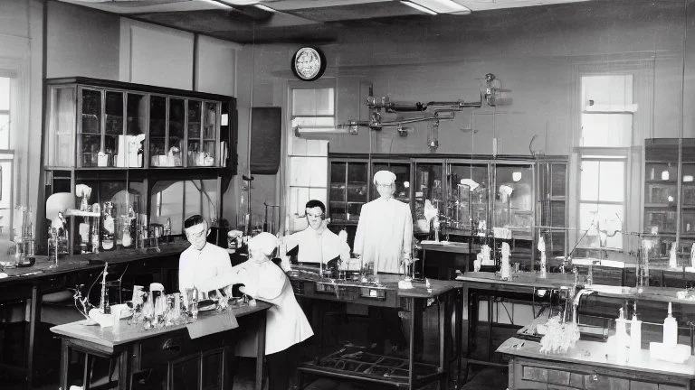 old time chemistry lab