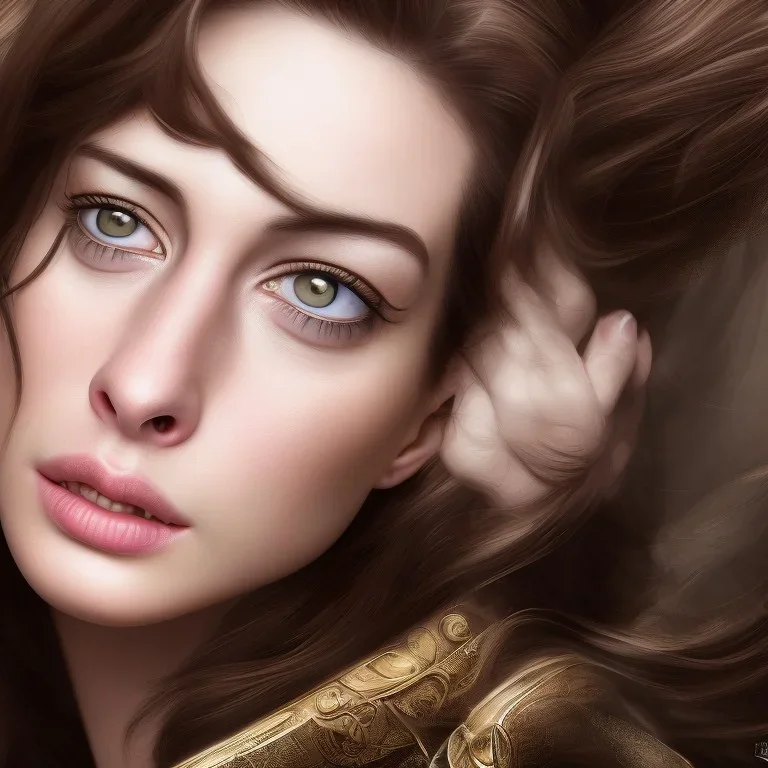 Anne Hathaway photo face , wearing viking, 8k quality, highly detailed, highly quality