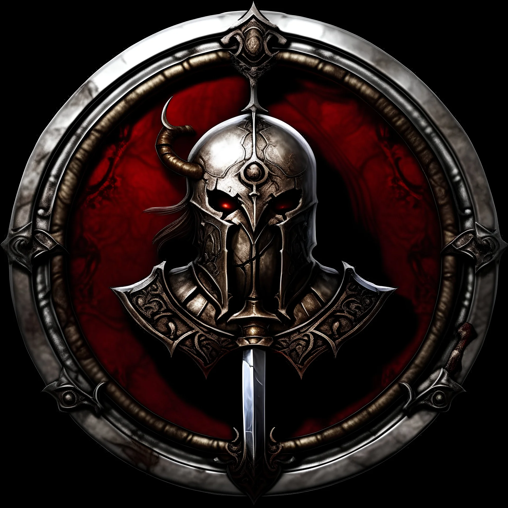 baldur's gate 3 style Bloodrager class Icon