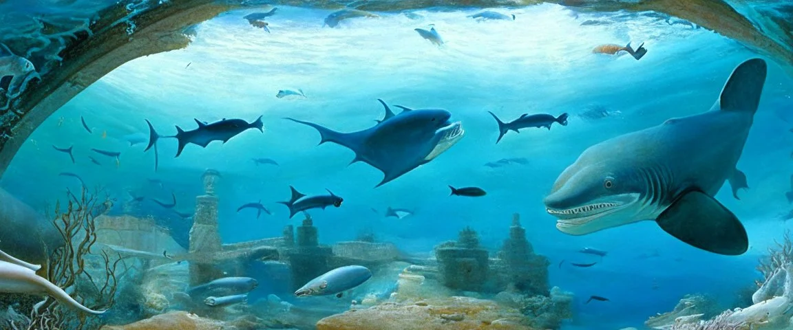 Painting of underwaterworld