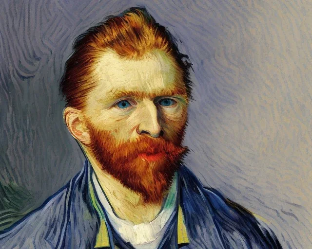 Portrait of a XRP by Van Gogh