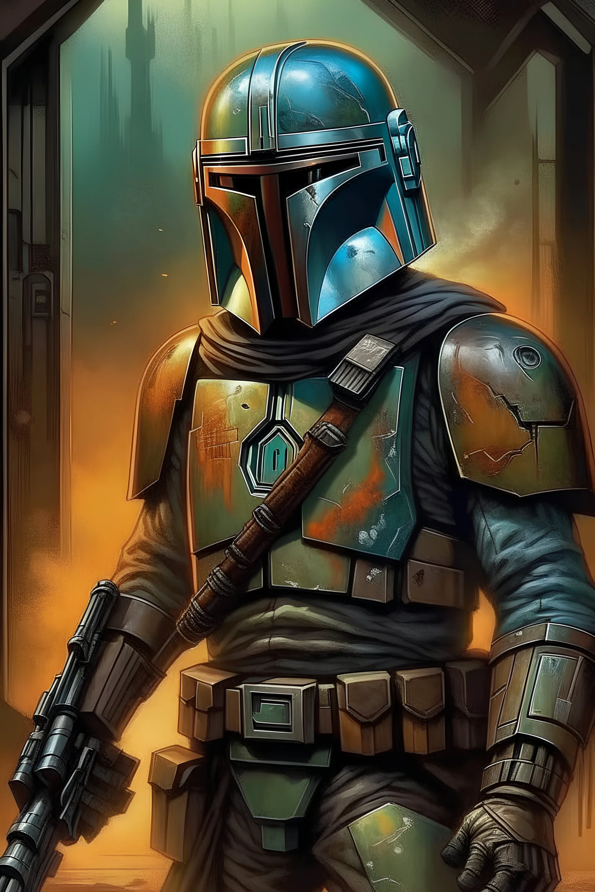 star wars bounty hunter art