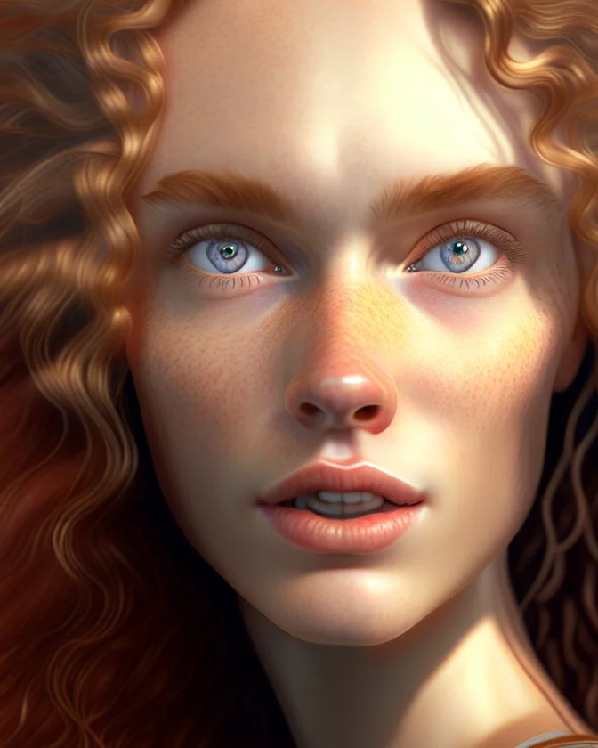 Human version of Venus hyper-realistic hyper-detailed 8k artwork