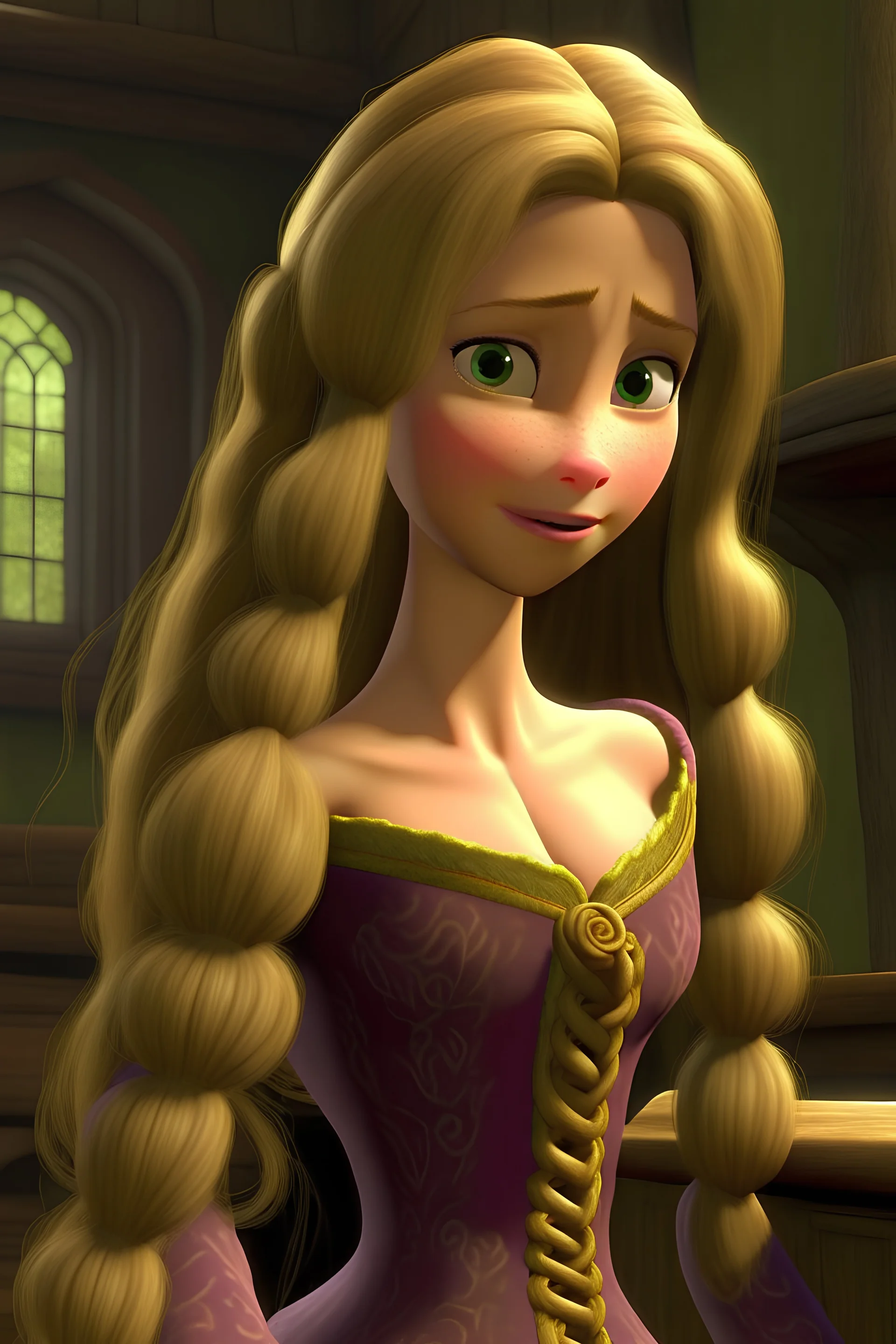 Portrait of Rapunzel explained in class