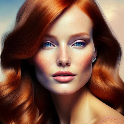 Ultra detailed fullbody Portrait in oil on canvas of beautiful Redhead Sif ,extremely detailed digital painting, extremely detailed face, crystal clear eyes, mystical colors ,perfectly centered image, perfect composition, rim light, beautiful lighting,masterpiece ,8k, stunning scene, raytracing, anatomically correct, in the style of Steve Jung and robert e howard and Wizyakuza and Ohrai Noriyoshi and Simon Bisley and uncannyknack.